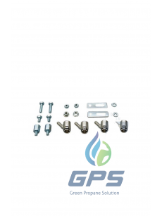 GASOLINE NOZZLE ADAPTER SUPPLY WITH 2 GASKETS SET OF 4
